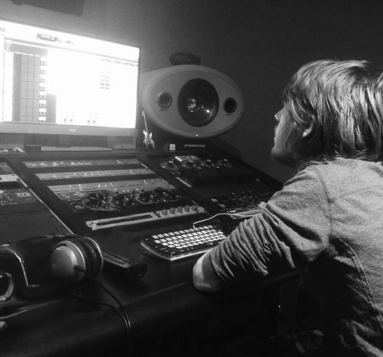 Mike Sheehan in the studio